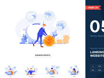 [Part 21] Website illustrations set