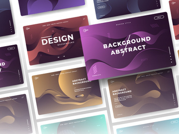 Minimalist Abstract Liquid Background