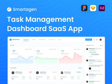 Smartagen - Task Management Saas Dashboard App