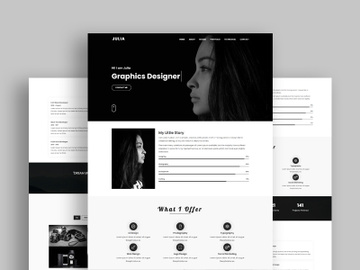 Personal Portfolio Landing Page Template
