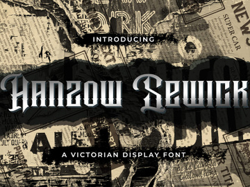 Hanzow Sewick - Victorian Display Font
