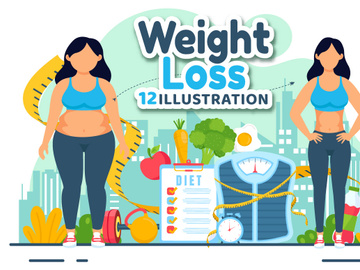 12 Weight Loss Illustration