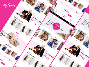 Fashion Ecommerce Website PSD