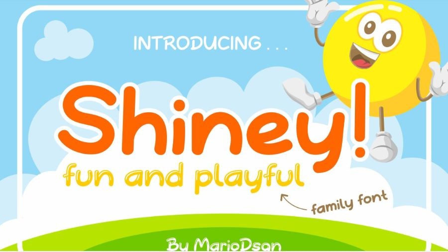 Shiney显示字体 - 免费演示(Shiney Display Typeface - Free Demo)插图