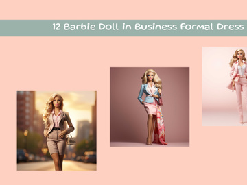 Barbie Doll in Business Formal Dress