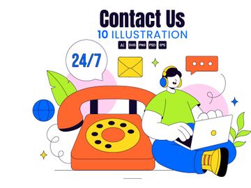 10 Contact Us Illustration