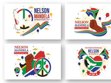 10 Nelson Mandela International Day Illustration