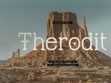 Therodit | Slab Serif Typeface