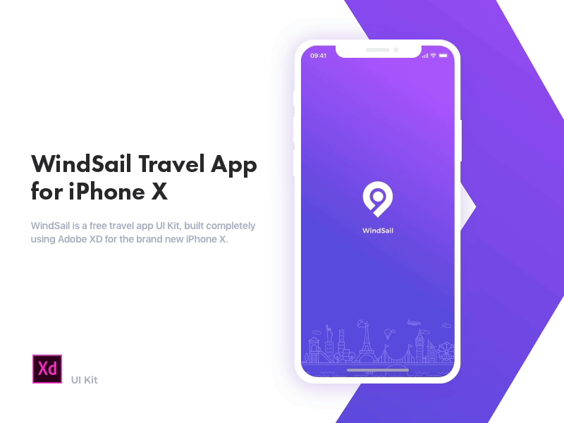 风帆旅行应用程序(Windsail Travel App)插图