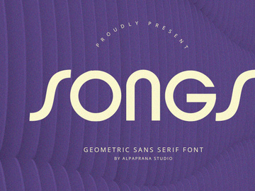 Songs - Sans Serif Font