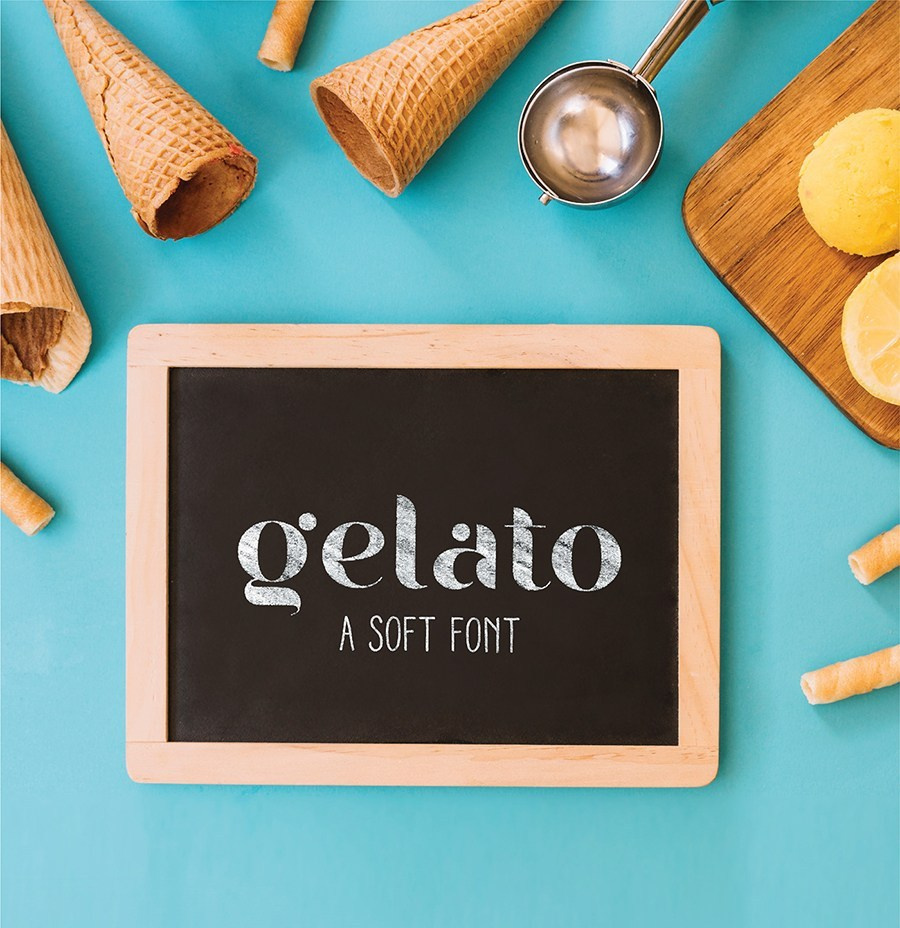 Gelato Soft 免费显示字体(Gelato Soft Free Display Font)插图5