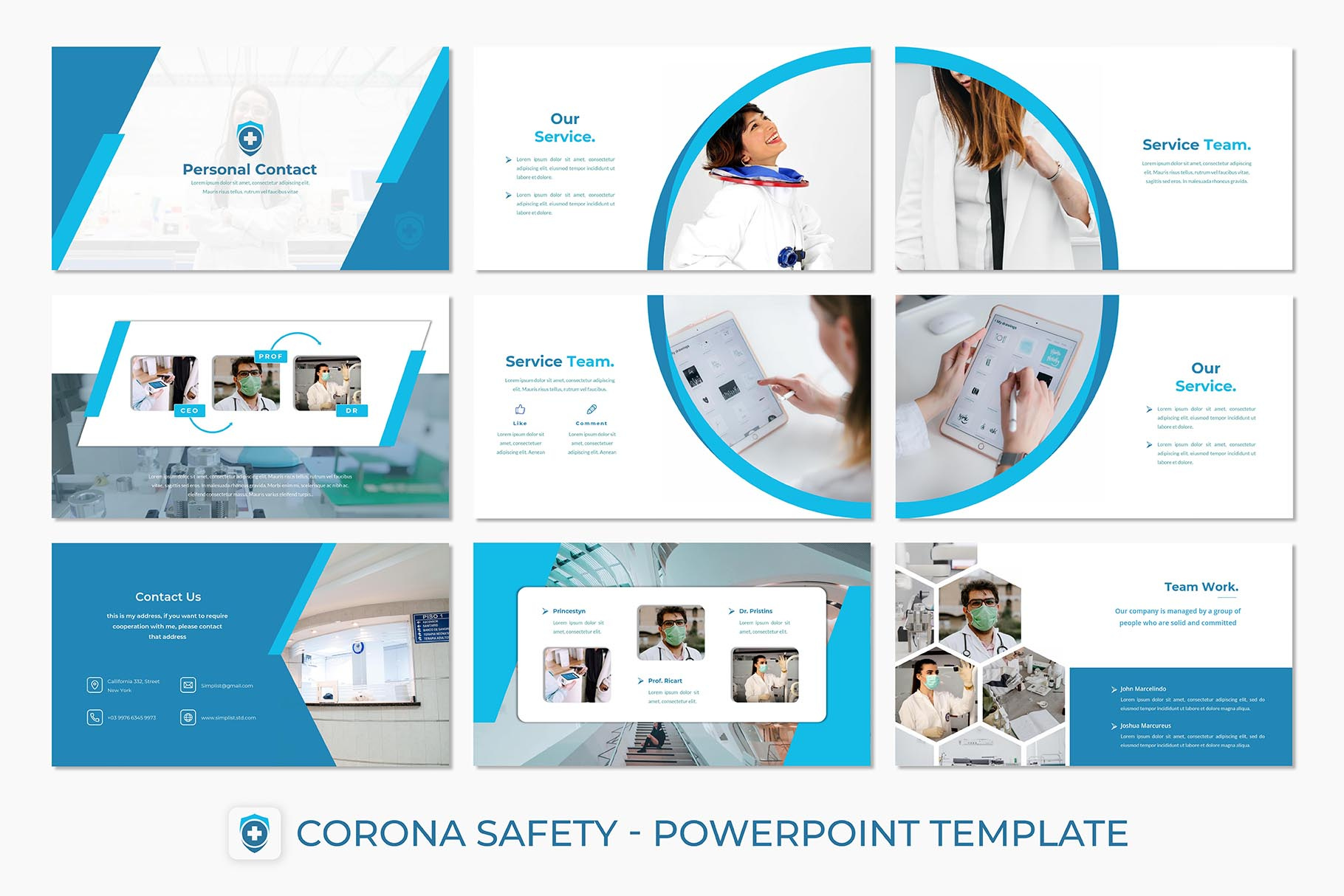 Corona Safety - Presentaciones de Google Slides