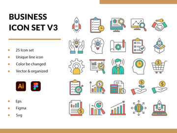Business Icon Set V3