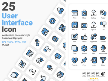 User Interface Icon Pack Vol.02