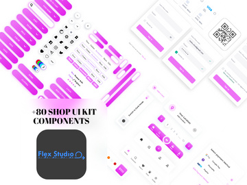 Purple - pink shop ui kit components!