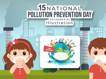 15 National Pollution Prevention Day Illustration