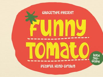 Funny Tomato | Playful Hand Drawn