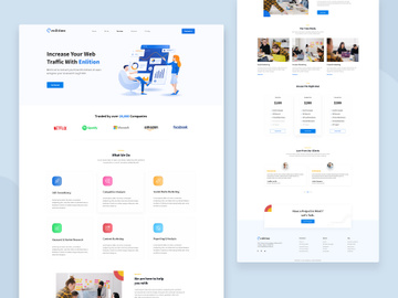 Enlition - SEO/Digital Agency Landing Page