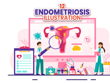 12 Endometriosis Illustration