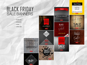 Black Friday Sale Banners