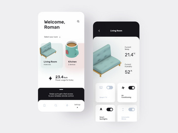 Smart Home App UI Design