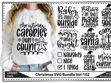 Christmas SVG Bundle Vol-102