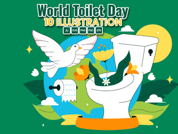 10 World Toilet Day Illustration