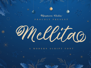 Mellita - Modern Script Font
