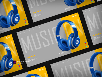 Ecommerce landing page web design