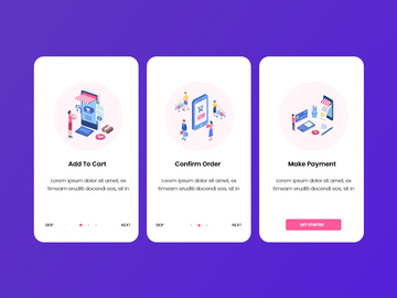 E-Commerce App Onboarding Template