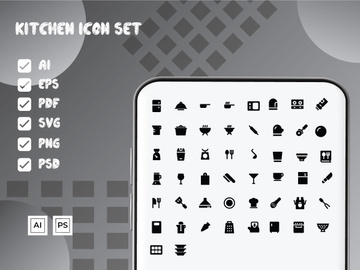 Kitchen Icon Set
