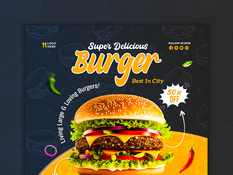 food social media post by Teamshapebuilder ~ EpicPxls