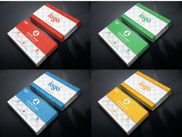 Corporate business card with mandala background
