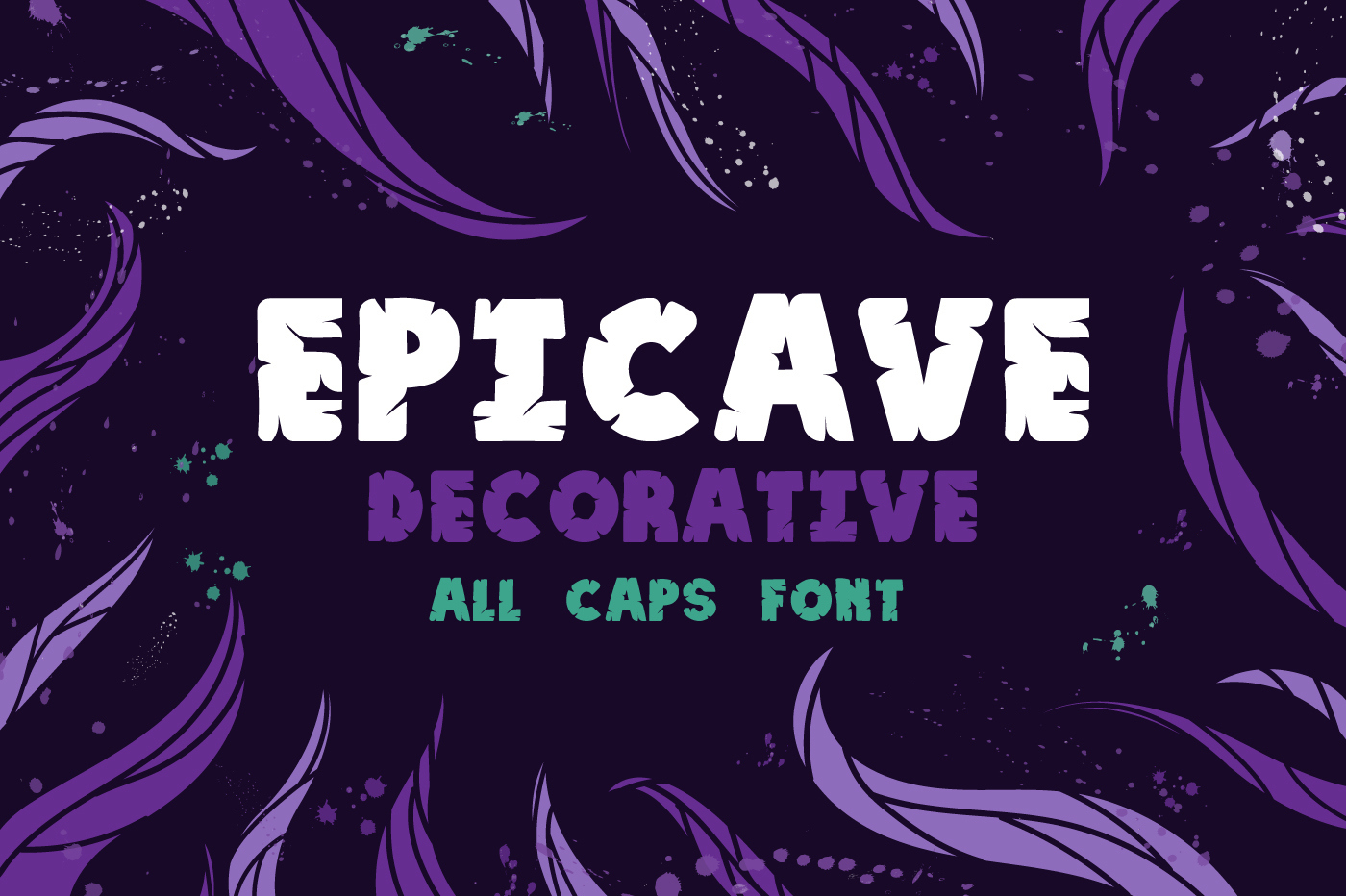 Epicave All Caps Display Free Font