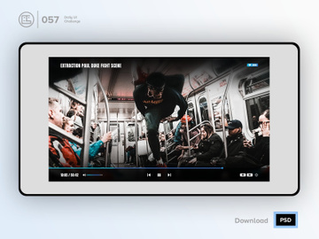 Video Player | Daily UI challenge - 057/100
