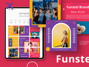 Funstel Puzzle Instagram Feed Template