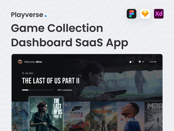 Playverse - Game Collection Dashboard SaaS App