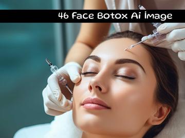 Face botox Ai Image
