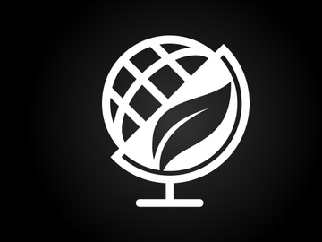Earth logo design template. Globe icon sign symbol