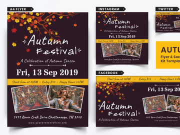 Autumn Festival Flyer & Social Media Pack-11