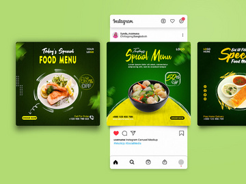 Food Social Media Post Template [PSD]