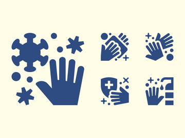 Hand Washing Icons