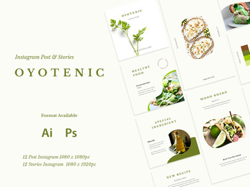 Instagram Template - Oyotenic Post & Stories