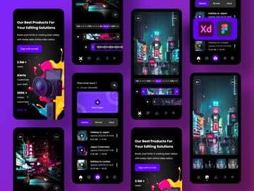 Video Editor App Design