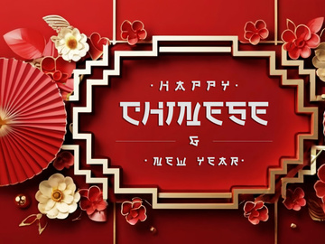 PSD 3d rendaring realistic chinese new year background bundles