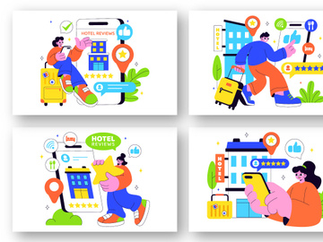 10 Hotel Reviews Illustration