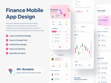 Finance Mobile App Design