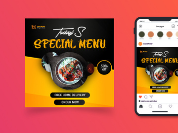 Instagram Post, Food, Restaurant