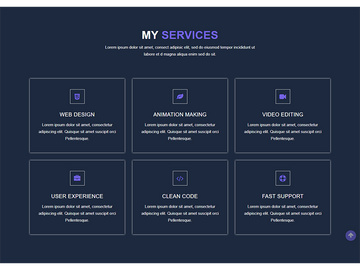 Service Website Landing Page Template