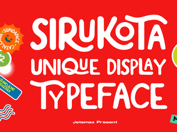 Sirukota - Unique Display Typeface